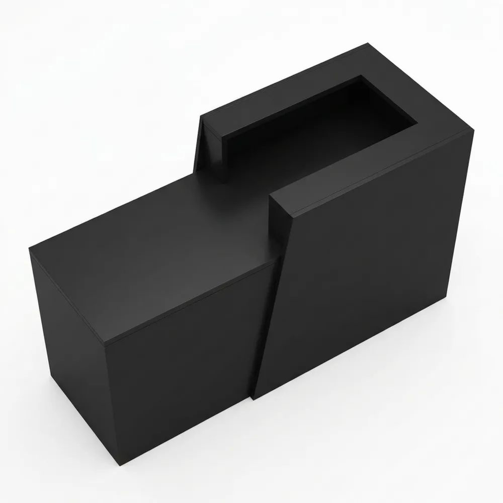 Moderne Empfangstheke mit viel Stauraum für Büro und Gewerbe