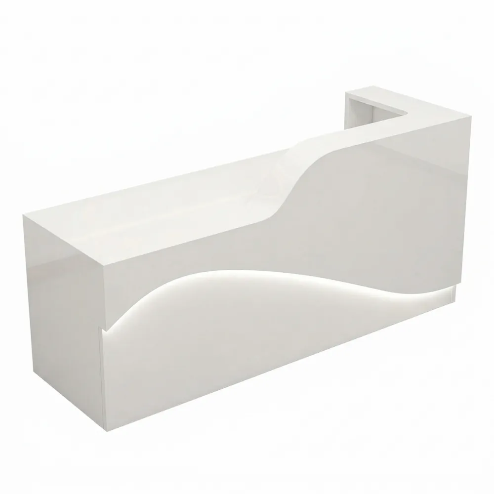 Moderner Empfangstresen mit LED und Schubladen