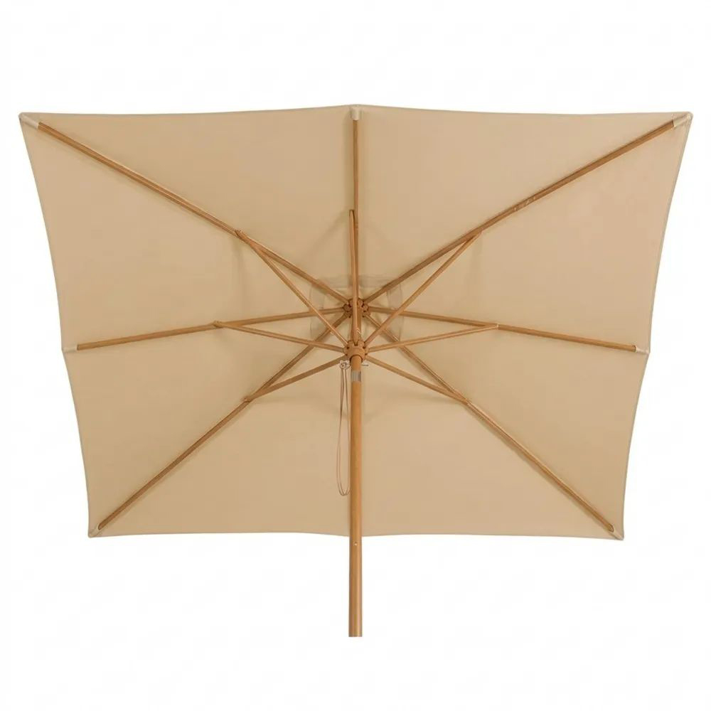 Rechteckiger Sonnenschirm 300x200 cm mit Polyesterbezug