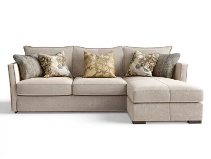 Sofás rinconeros tapizado tela para salón 250x160x85 cm - beige - diseño moderno-Havenuphome