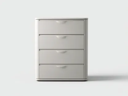 Cómodas madera 80x40x95 cm - blanco - diseño moderno para dormitorio-Havenuphome