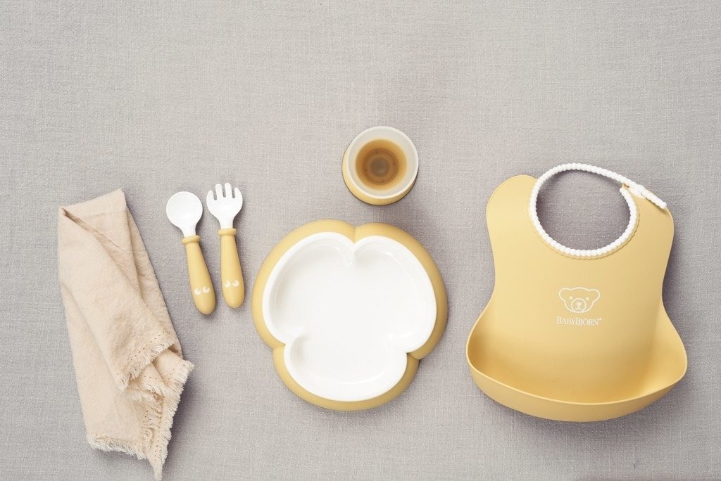 BABYBJORN - Baby Dinner Set - Powder Yellow