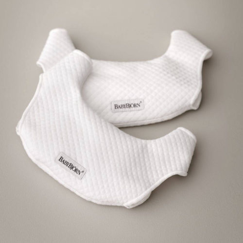 BABYBJÖRN Bib for Baby Carrier Harmony- White