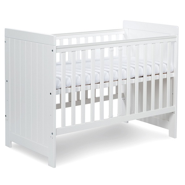 ŁÓŻECZKO 120X60 DO POKOJU DZIECIĘCEGO KLUPŚ PLUS BABY CLASSIC | BIALE WHITE | SZARE GREY