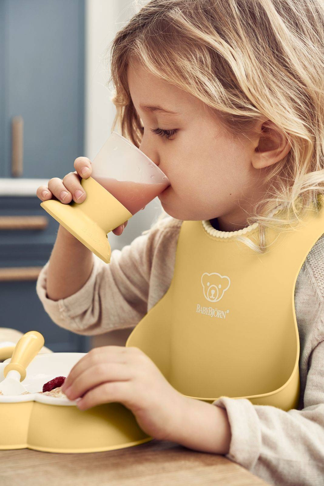 BABYBJORN - Baby Dinner Set - Powder Yellow