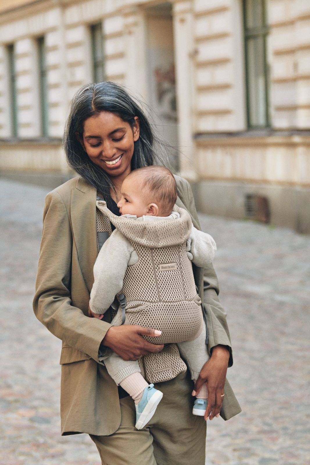 BABYBJÖRN - Baby Carrier Move - Grey Beige, 3D Mesh