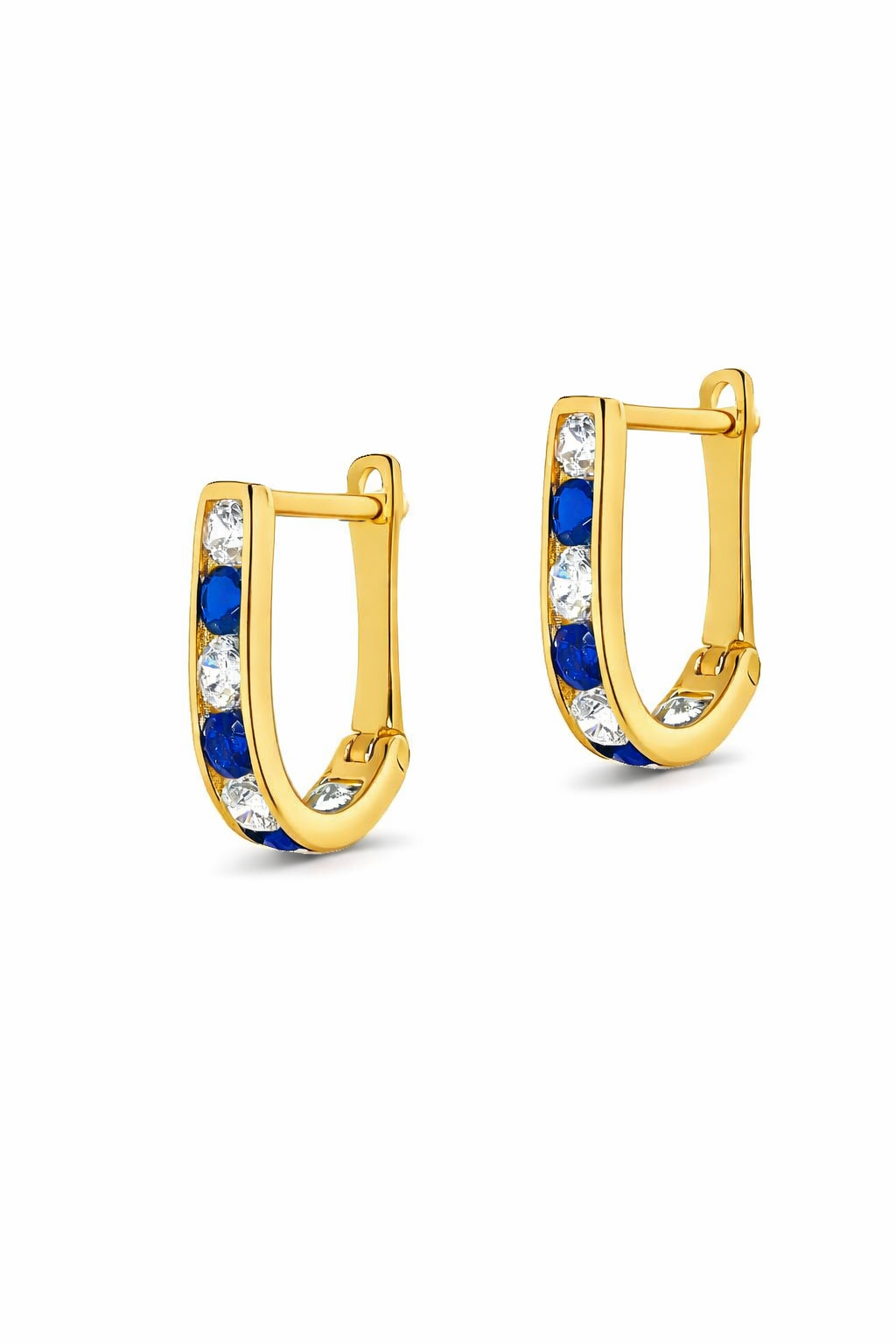 Złote kolczyki z cyrkoniami Próby 585