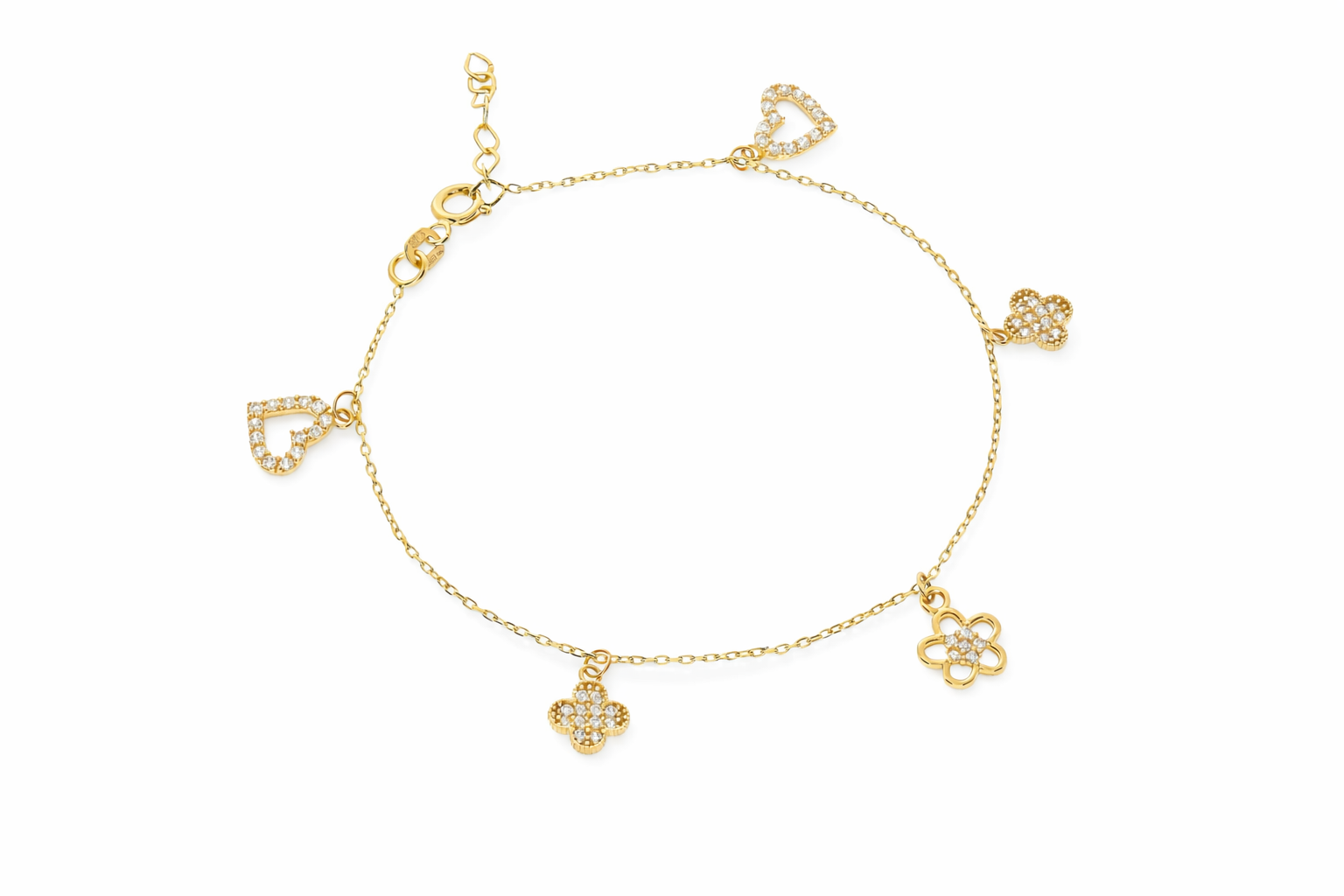 Złota bransoletka Próby 585