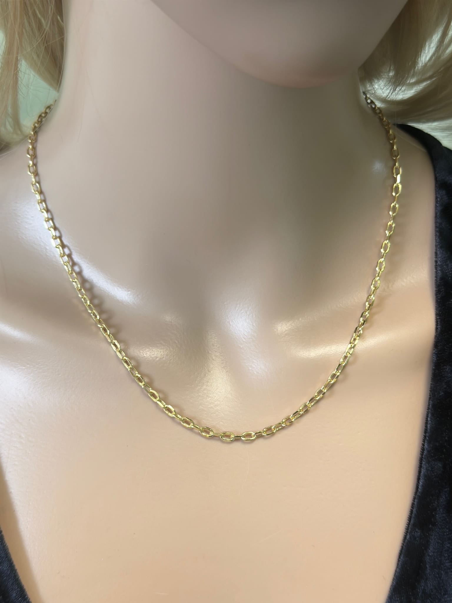 Złoty łańcuszek pusty ankier Próby 585