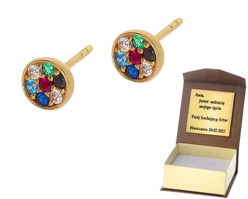 Złote kolczyki Próby 585