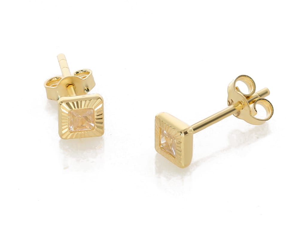 Złote kolczyki Próby 585