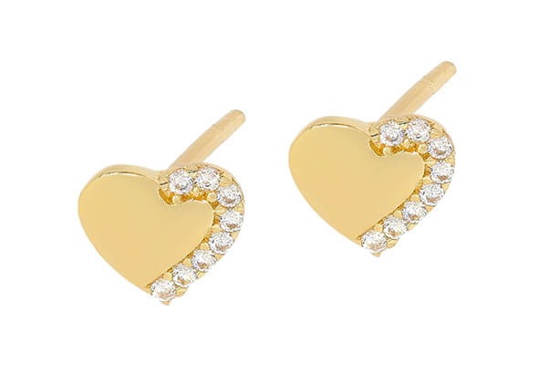 Złote kolczyki Próby 585