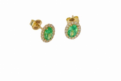 Złote kolczyki Próby 585