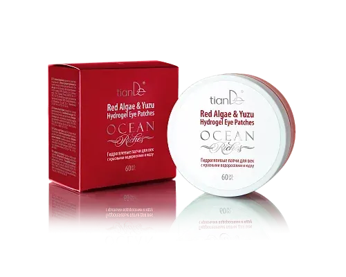 HYDROŻELOWE PŁATKI POD OCZY Z ALGAMI I YUZU