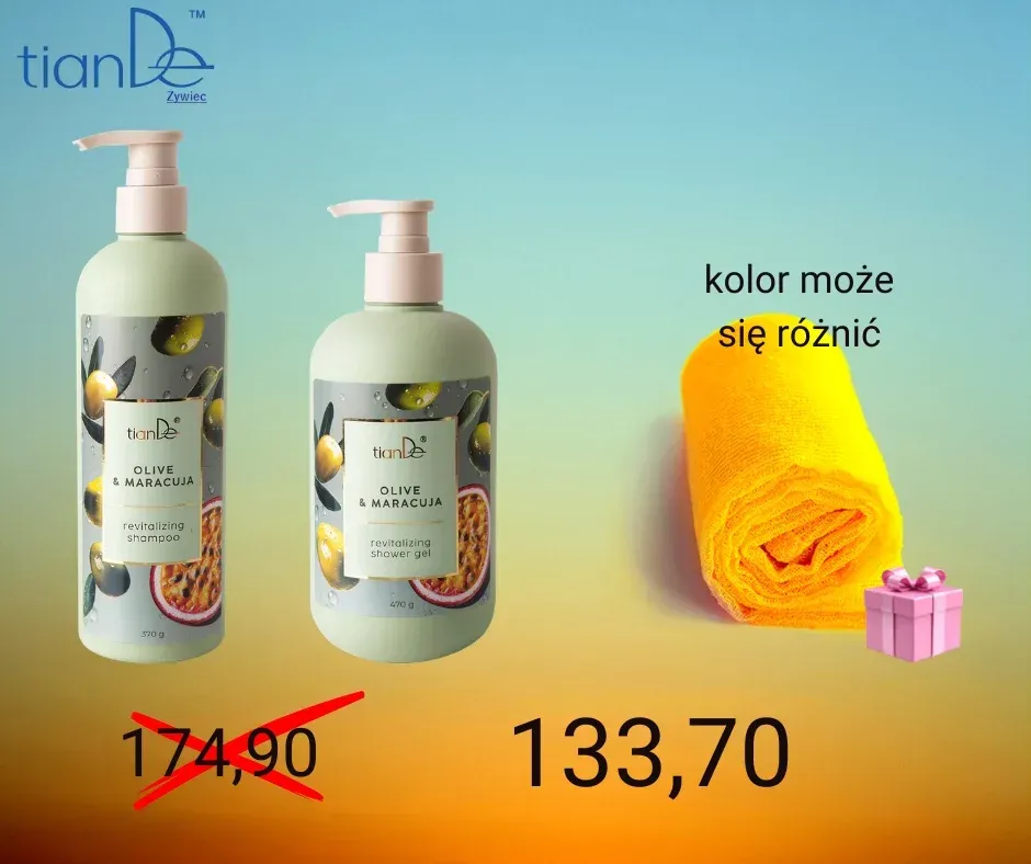 Rewitalizująca pielęgnacja z oliwką i marakują