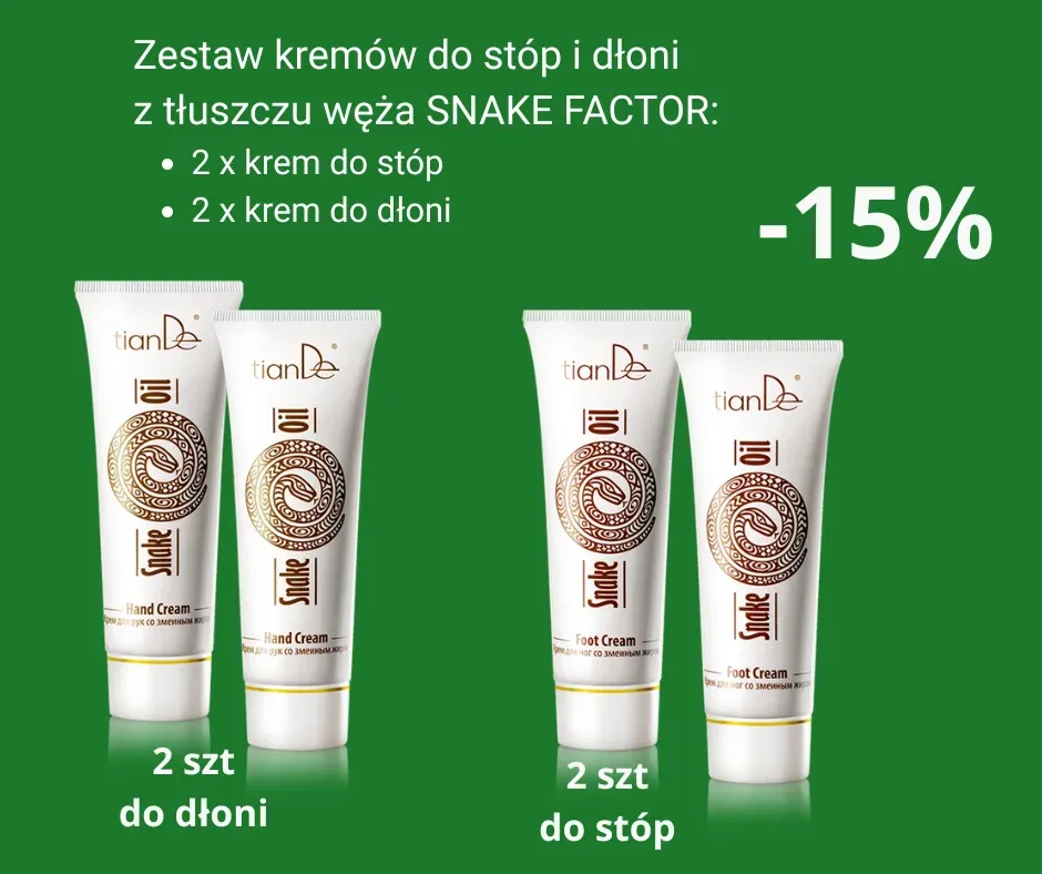 Zestaw kremów do dłoni i stóp SNAKE FACTOR