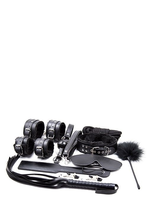 Dream Toys Blaze Ultimate Bondage Set - Zestaw Do Krępowania (czarny)