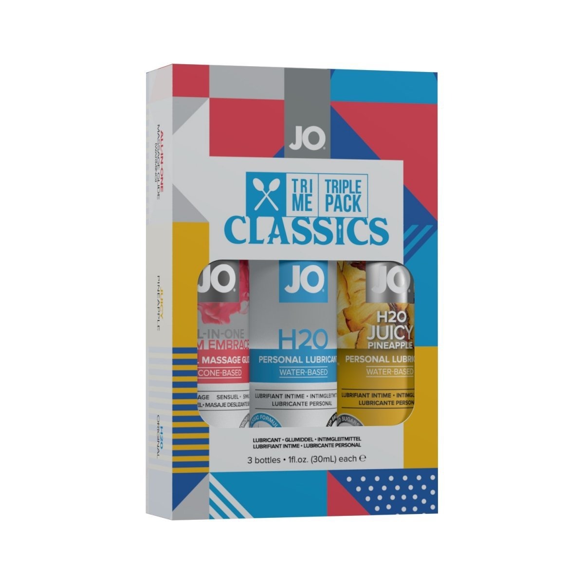 System JO Tri Me Triple Pack Classic - zestaw lubrykantów 3x30 ml