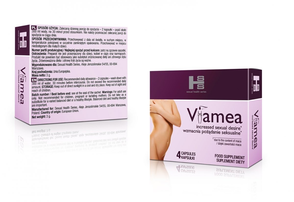 Viamea – 4 kapsułki (tabletki) na potencję u kobiet