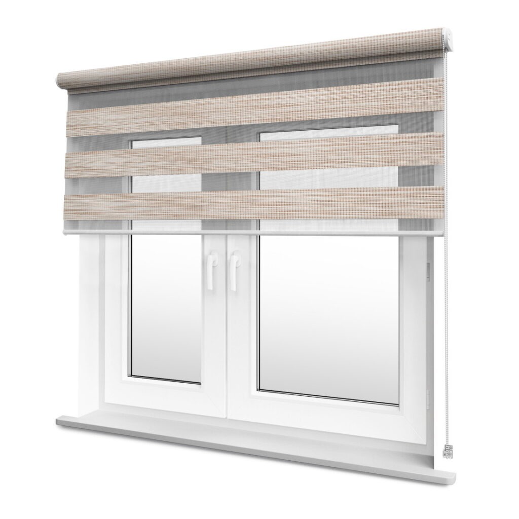 Roleta ścienna Dzień i Noc – Zebra I