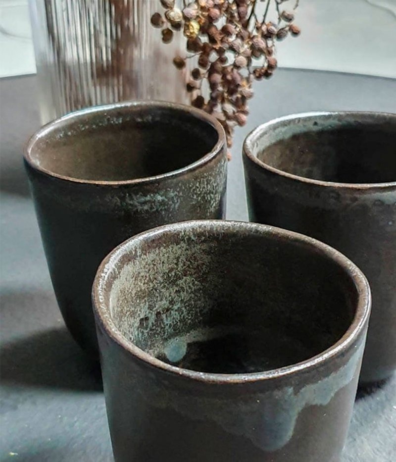 Muubs MAME Kubek bez Ucha 350 ml / Ciemnobrązowy