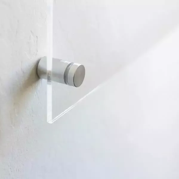 Dystans montażowy szyldu reklamowego ø25x30mm aluminium polerowane