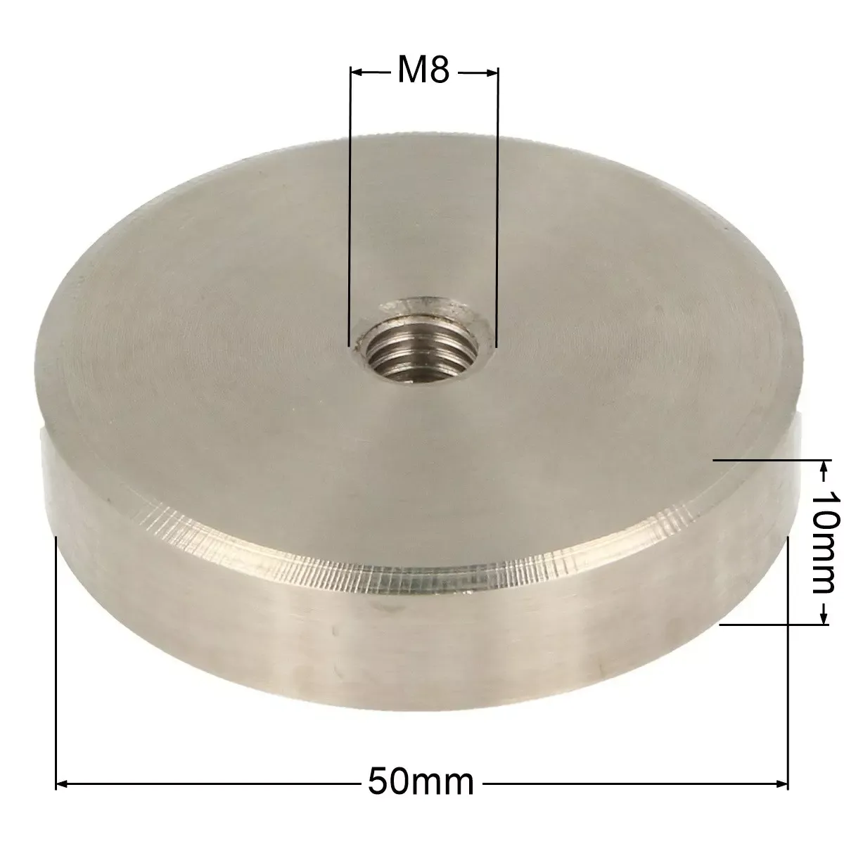 Krążek UV do blatu szklanego Hakner ø50 SS201