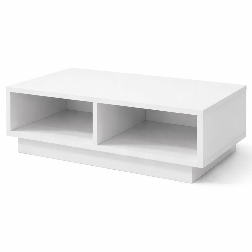 Moderner rechteckiger Couchtisch mit Stauraum für Wohnzimmer