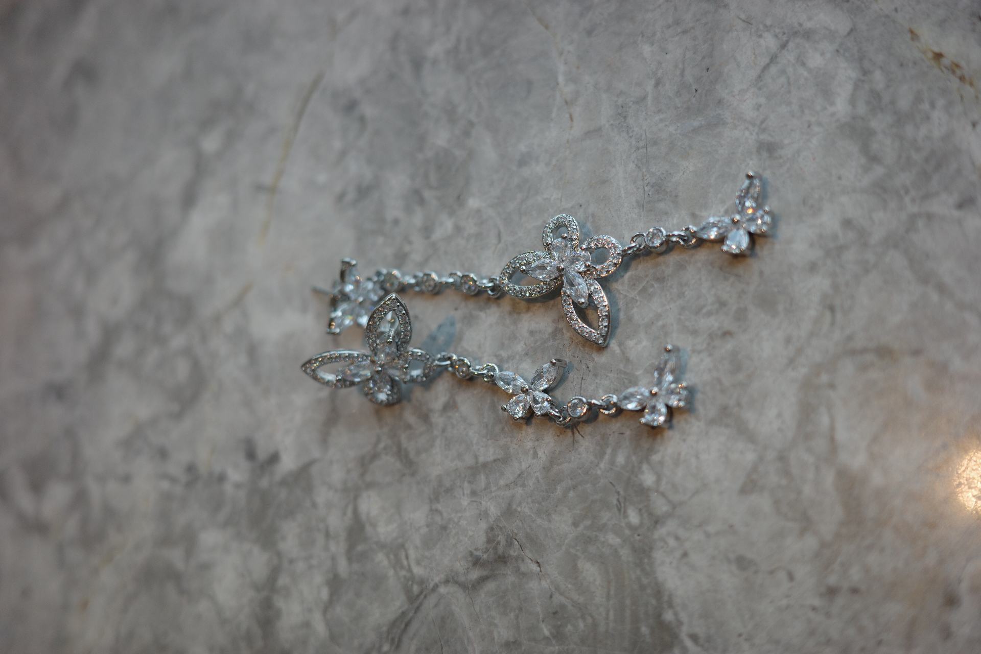 The Mercury Butterfly Earrings – Geometric Brilliance in Motion