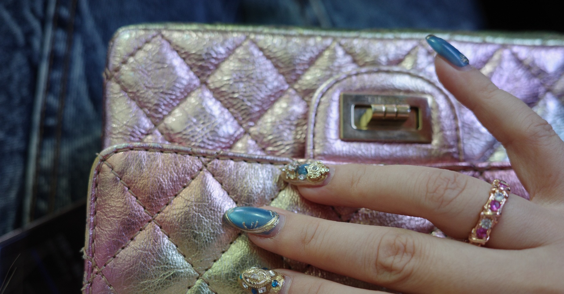 OR-YÉNA | The Mars Orbit Band – Continuous Pavé Starlight & Gilded Linear Ring