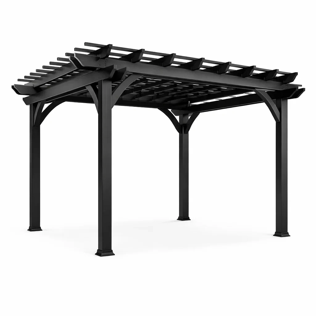 Pergola Aluminium Schwarz