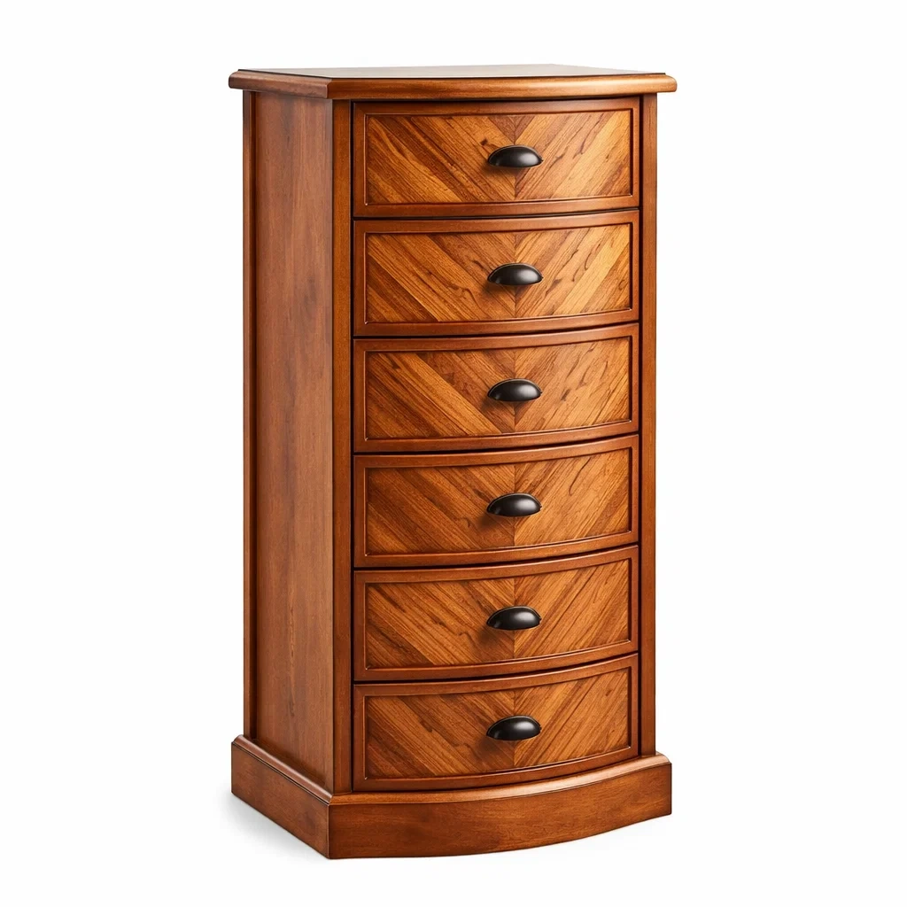 Kommode Holz mit 6 Schubladen