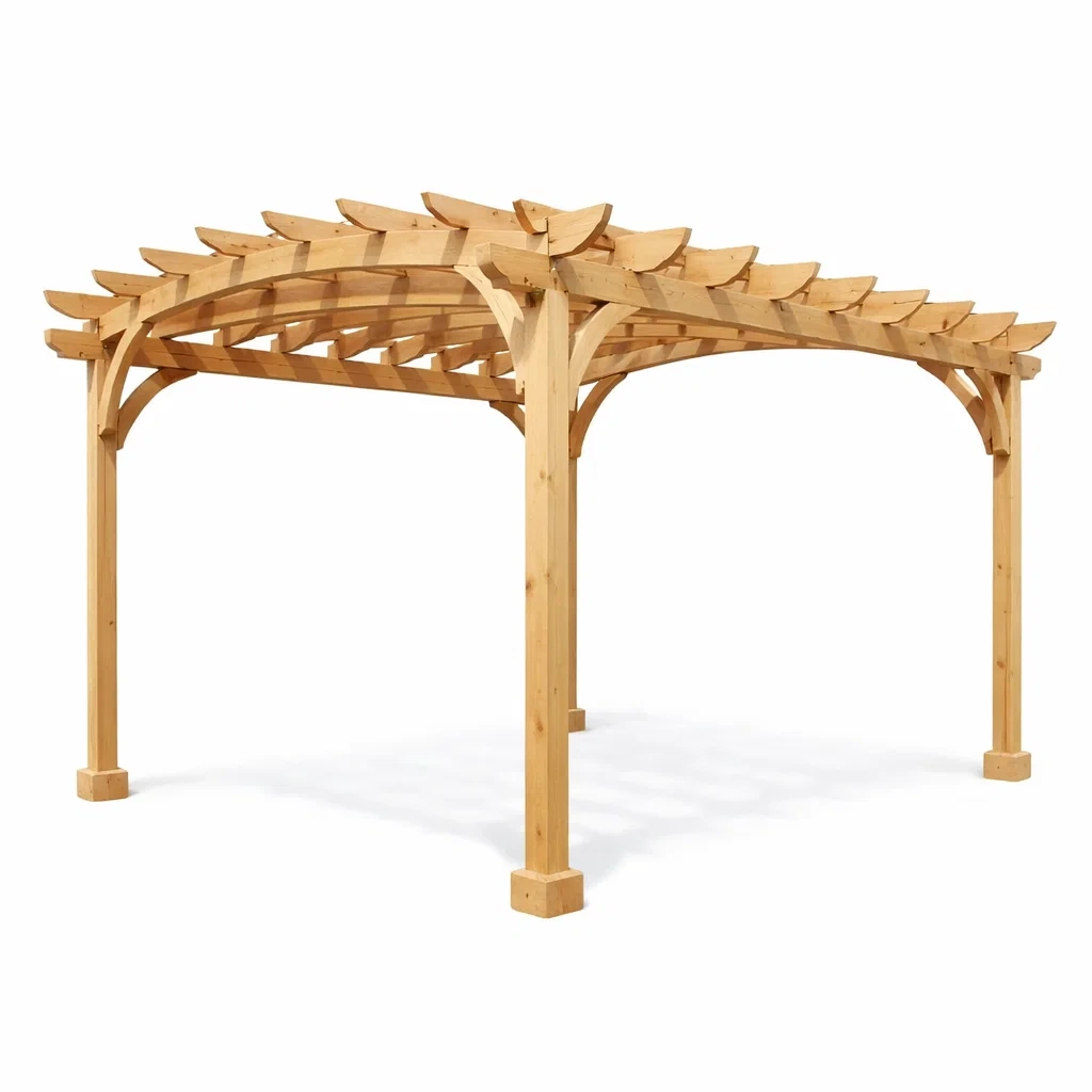 Pergola Holz Kiefernholz 300 x 300 x 225 cm