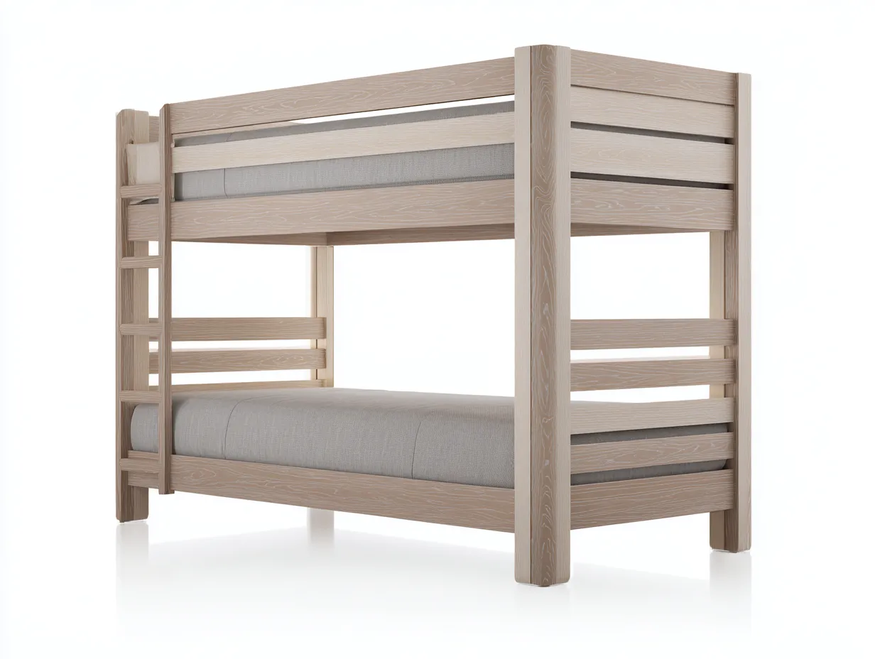 Literas de madera para dormitorio 200x100x160 cm - marrón - diseño moderno-Sofaupshop