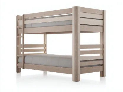 Literas de madera para dormitorio 200x100x160 cm - marrón - diseño moderno-Sofaupshop