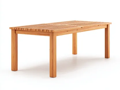 Mesas de jardín madera 180x90x75 cm - natural - mesa exterior rectangular moderna-Sofaupshop