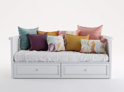 Sofás cama con cajones de almacenamiento para salón 200x90x80 cm - blanco - diseño funcional-Sofaupshop