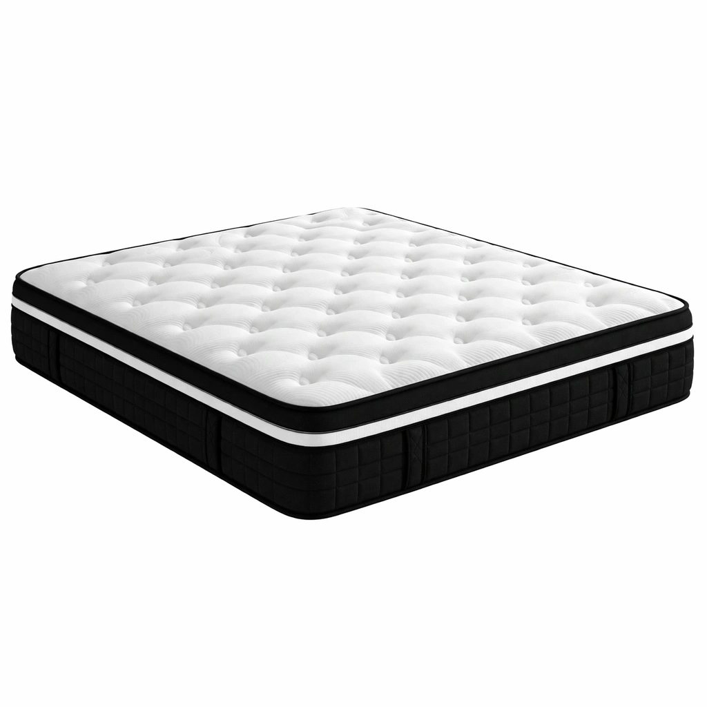Matelas double pais avec surface capitonne et soutien ferme-rovenao