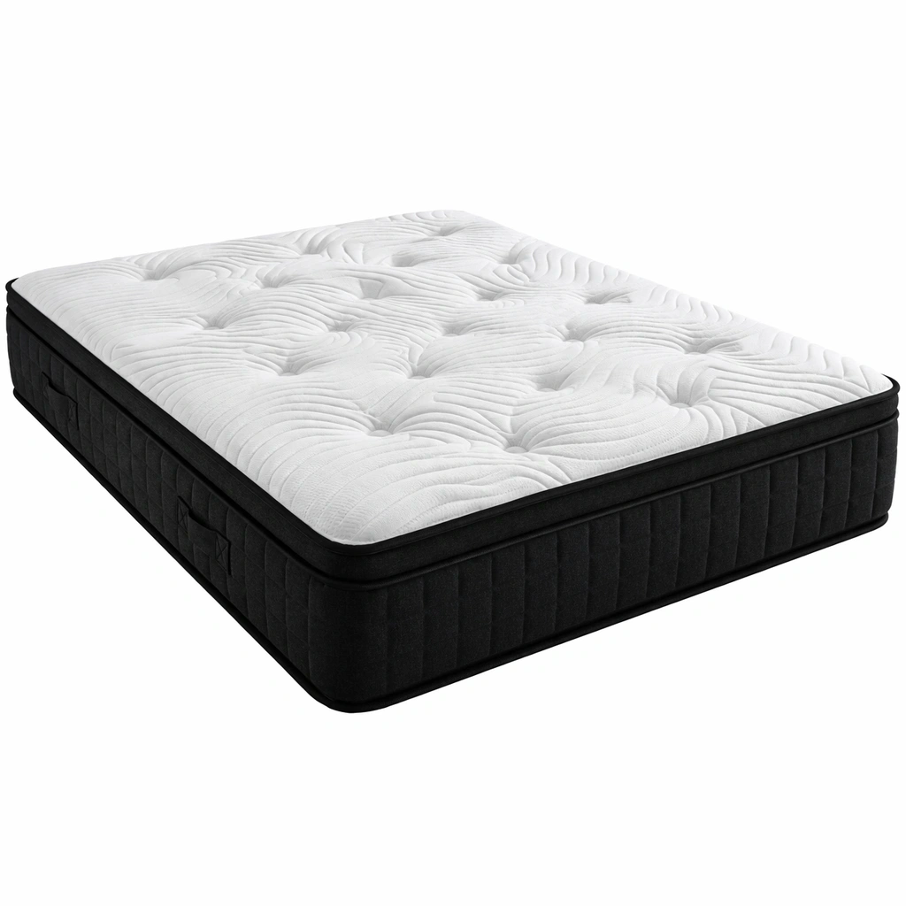 Matelas double premium avec surface ondule et soutien optimal-rovenao