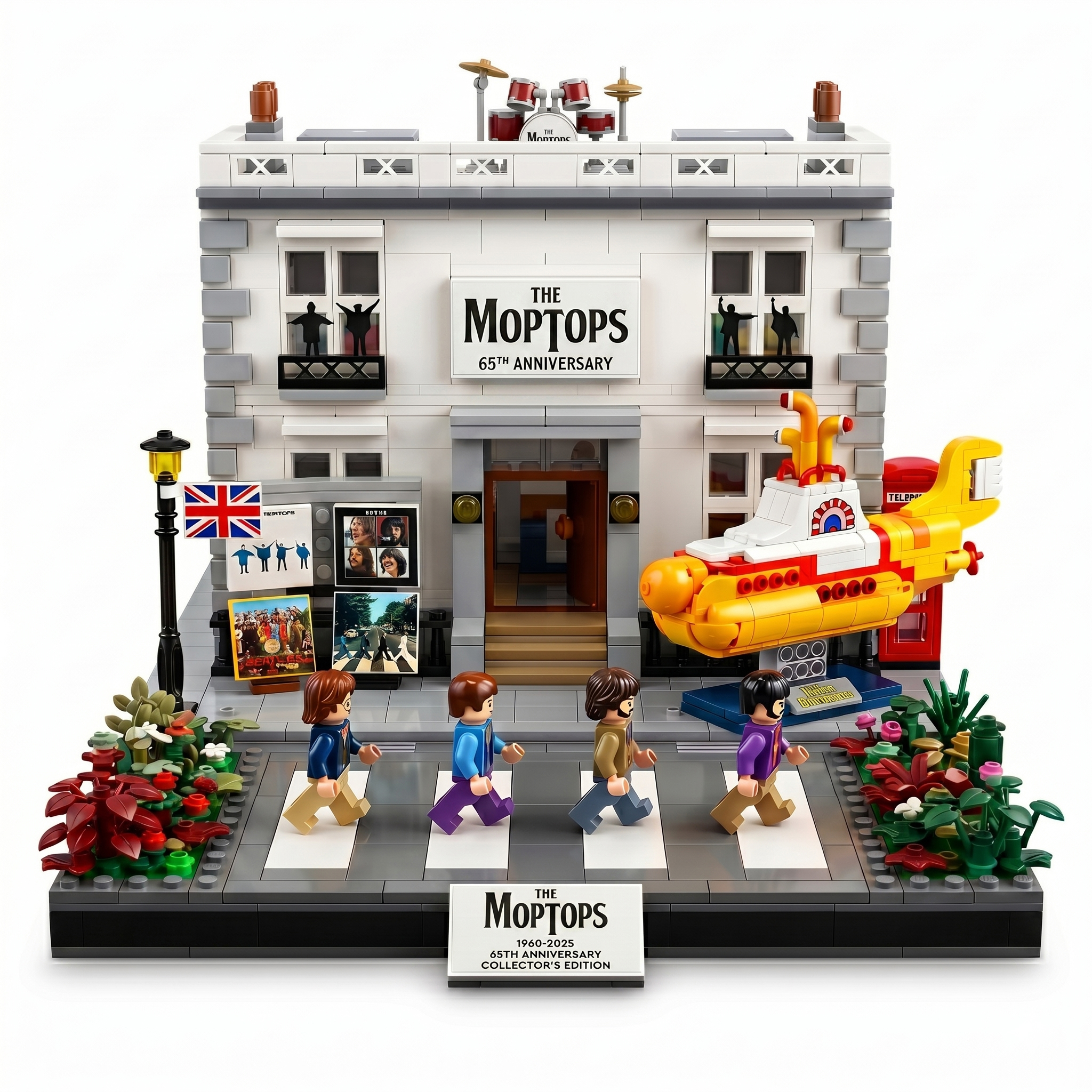 The Beatles 65th Anniversary Collector’s Edition Building LEGO Set