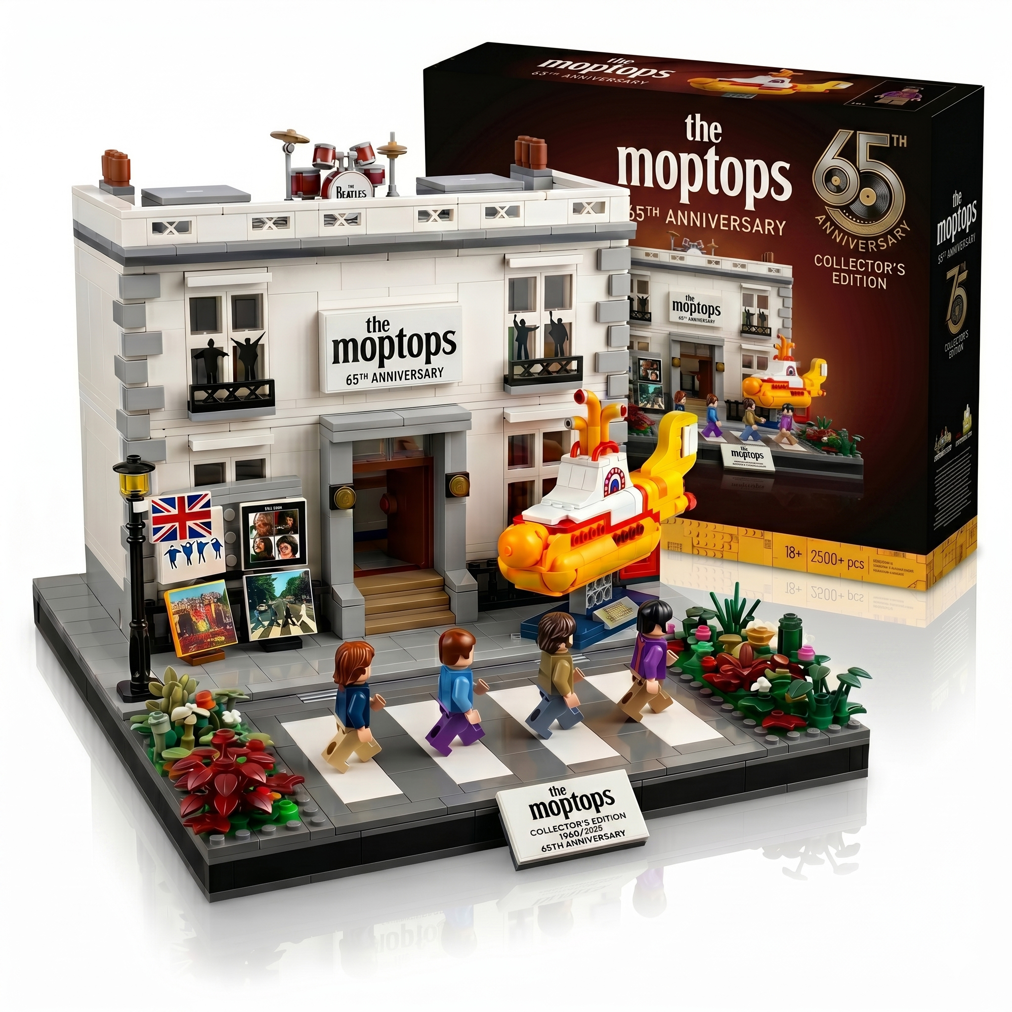 The Beatles 65th Anniversary Collector’s Edition Building LEGO Set