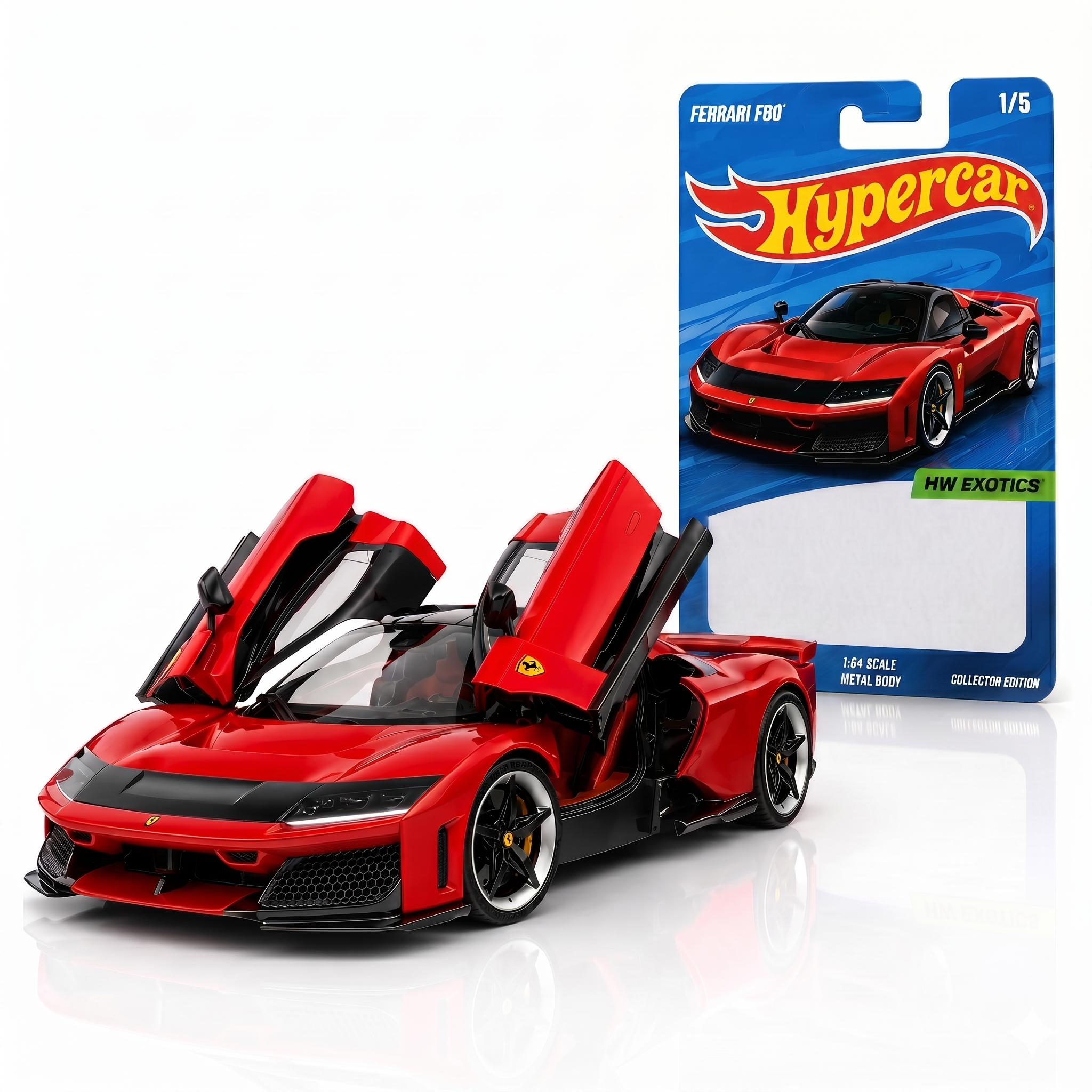 Hot Wheels Ferrari F80 HW Exotics Collector Edition – Dream Garage Hypercar Display