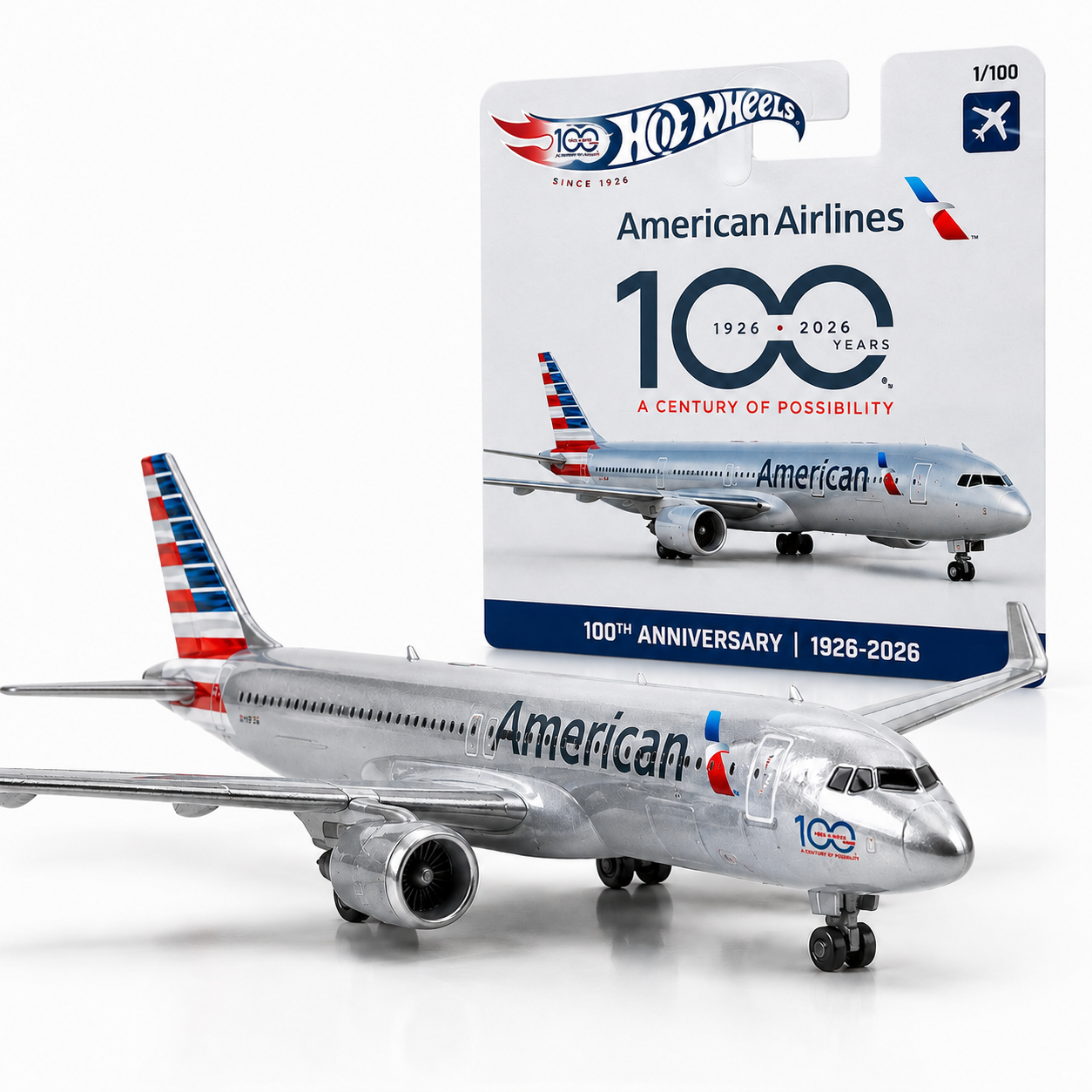 Hot Wheels American Airlines 100th Anniversary