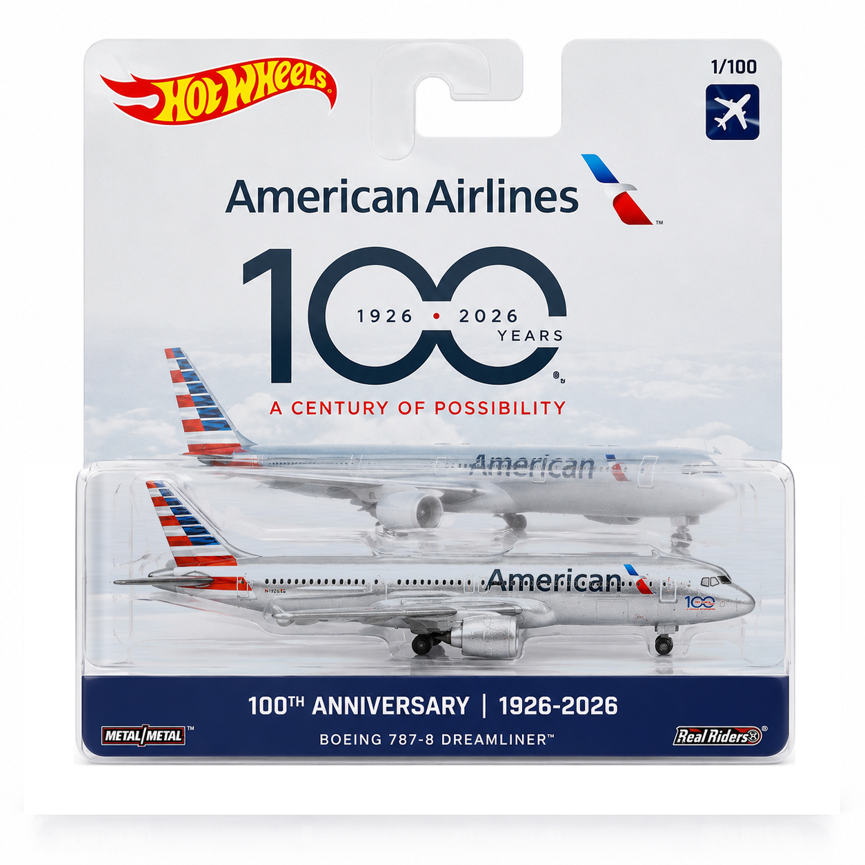 Hot Wheels American Airlines 100th Anniversary