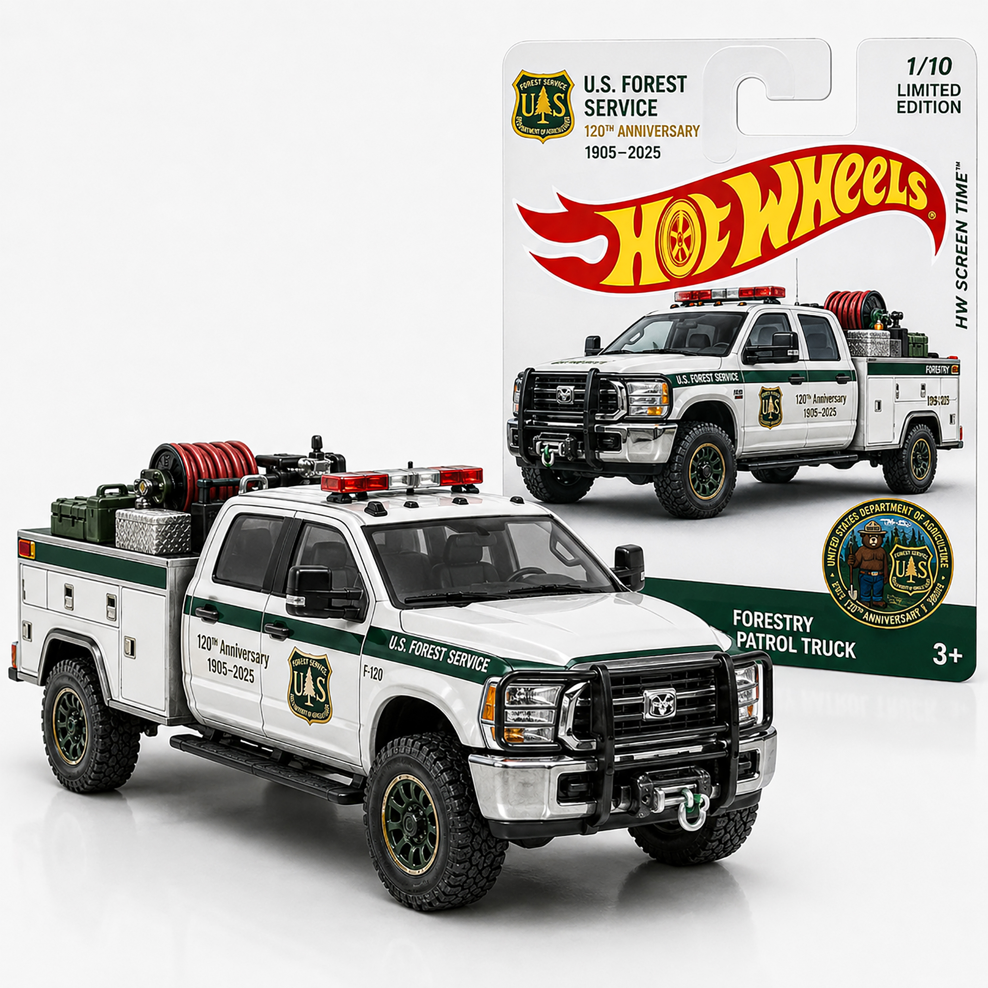 Hot Wheels U.S. Forest Service 120th Anniversary Truck