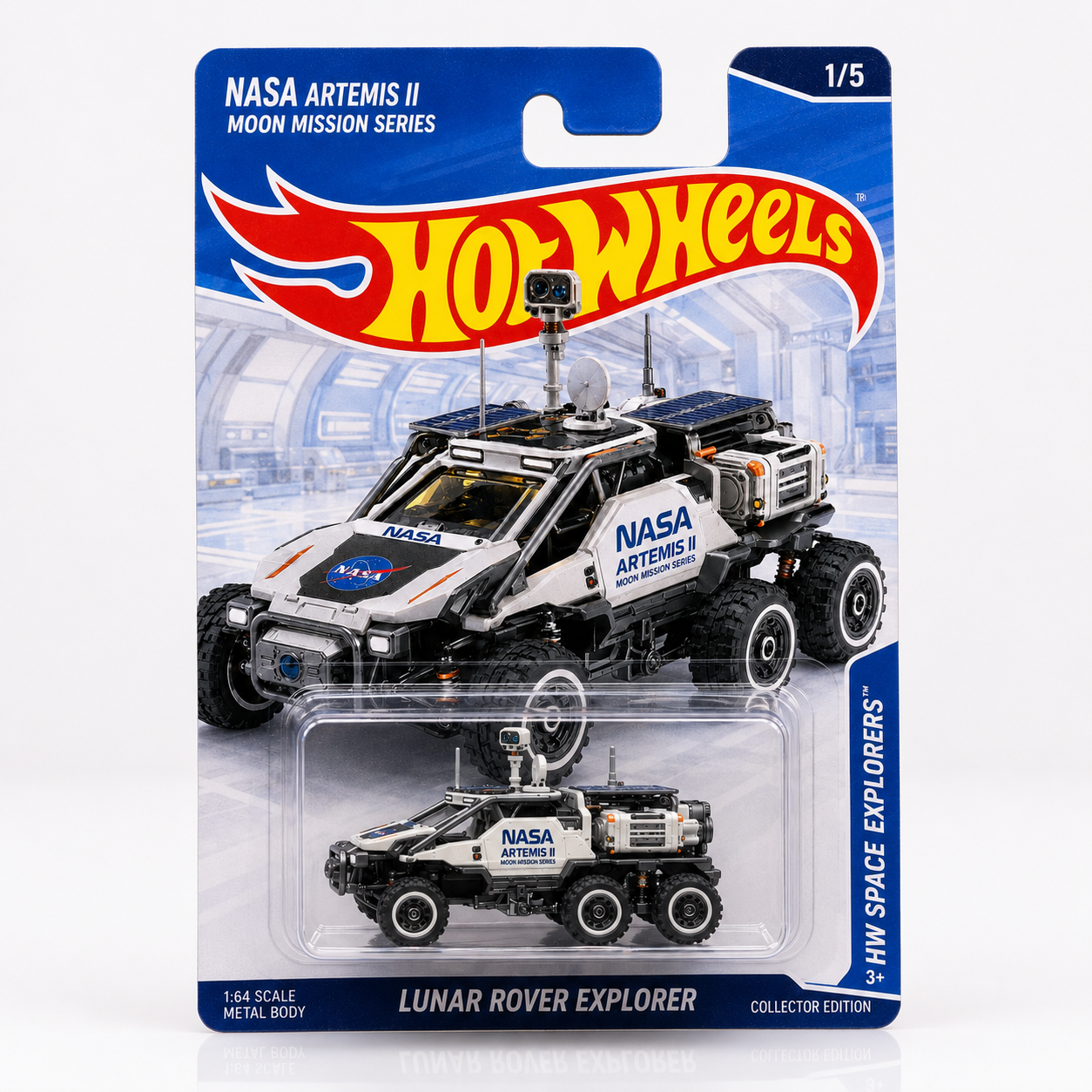 NASA Artemis II Lunar Rover Explorer Hot Wheels Collector Edition