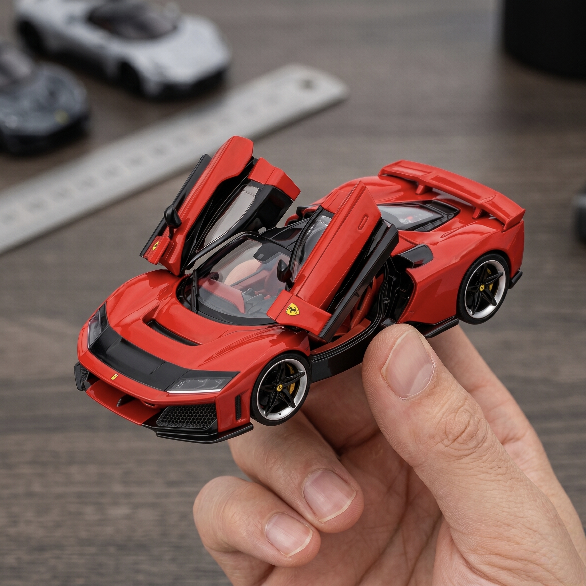 Hot Wheels Ferrari F80 HW Exotics Collector Edition – Dream Garage Hypercar Display