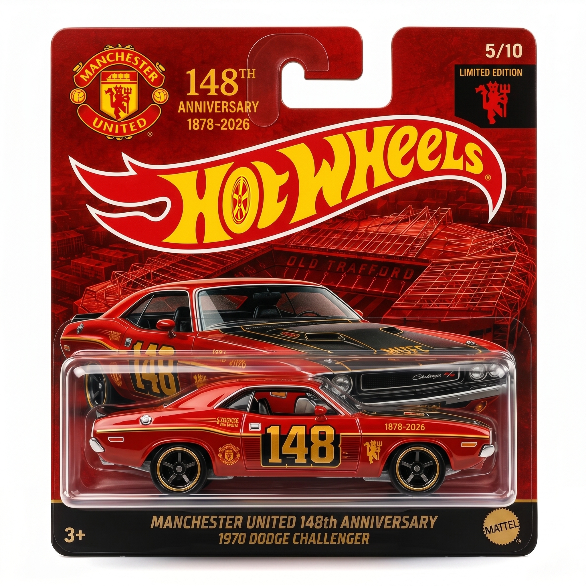 Manchester United 148th Anniversary Hot Wheels