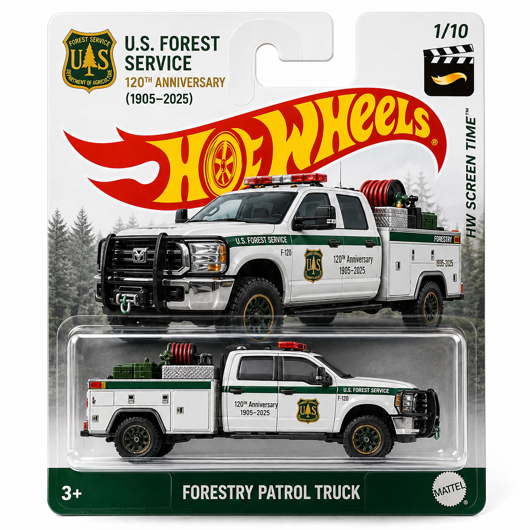 Hot Wheels U.S. Forest Service 120th Anniversary Truck