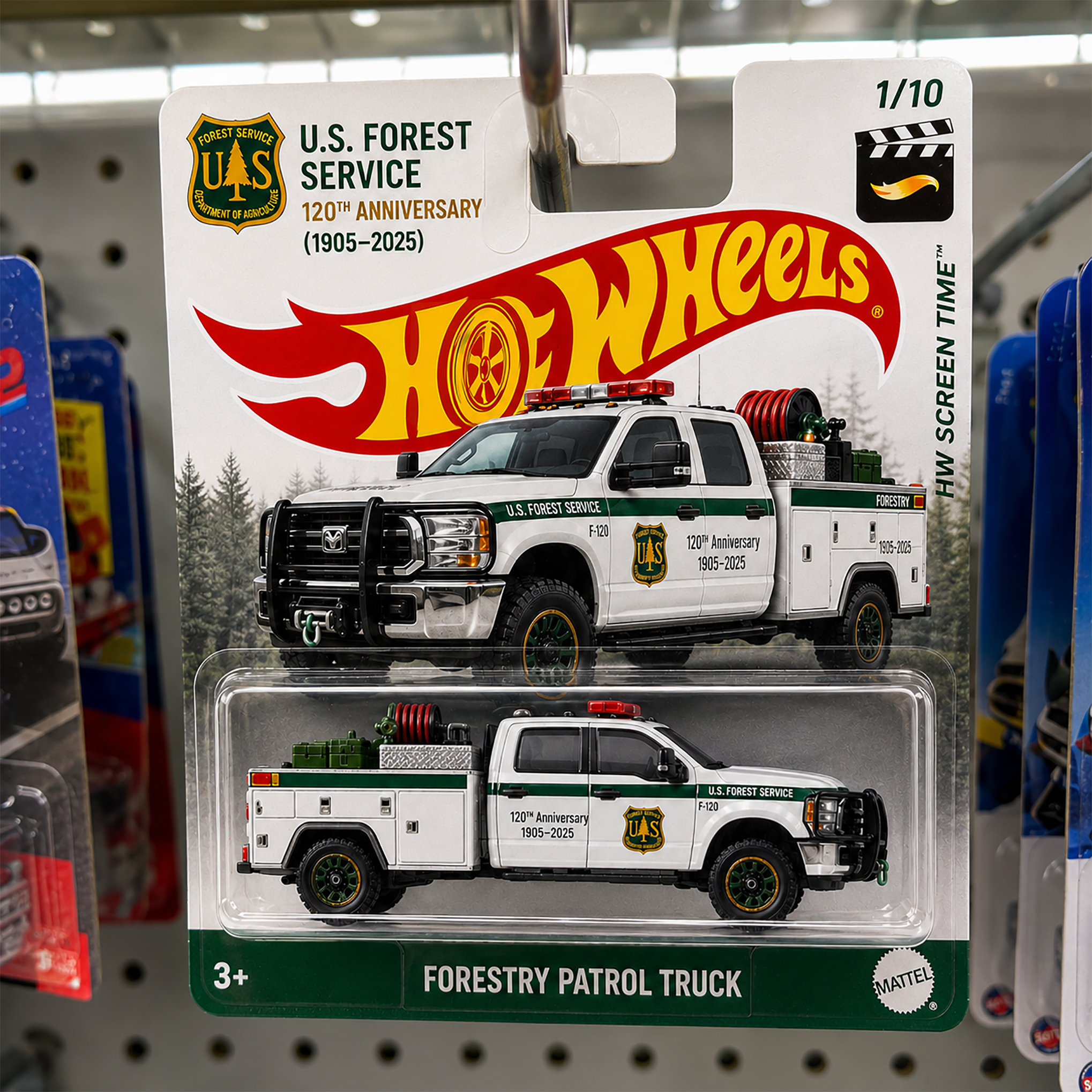 Hot Wheels U.S. Forest Service 120th Anniversary Truck